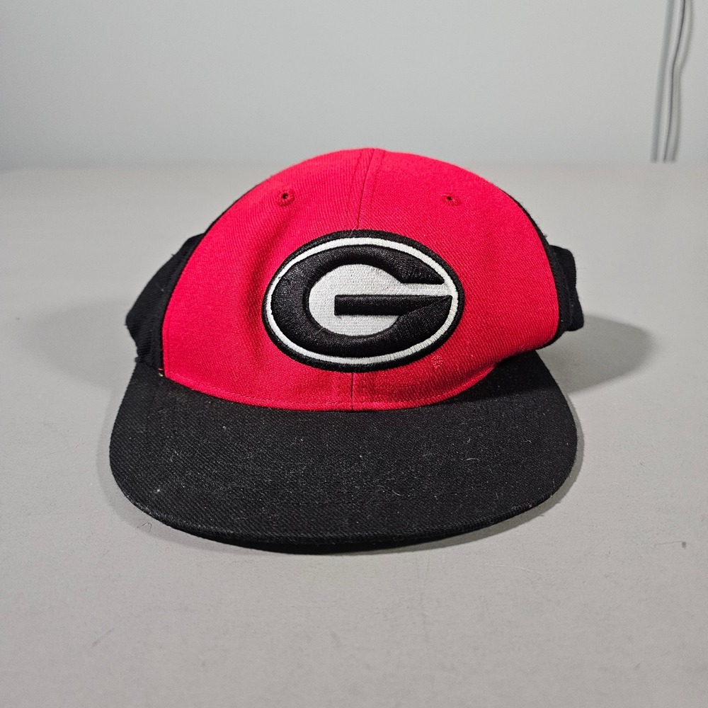 Top of the World Georgia Bulldogs Hat Mens OSFA Red Black Snapback NCAA Cap